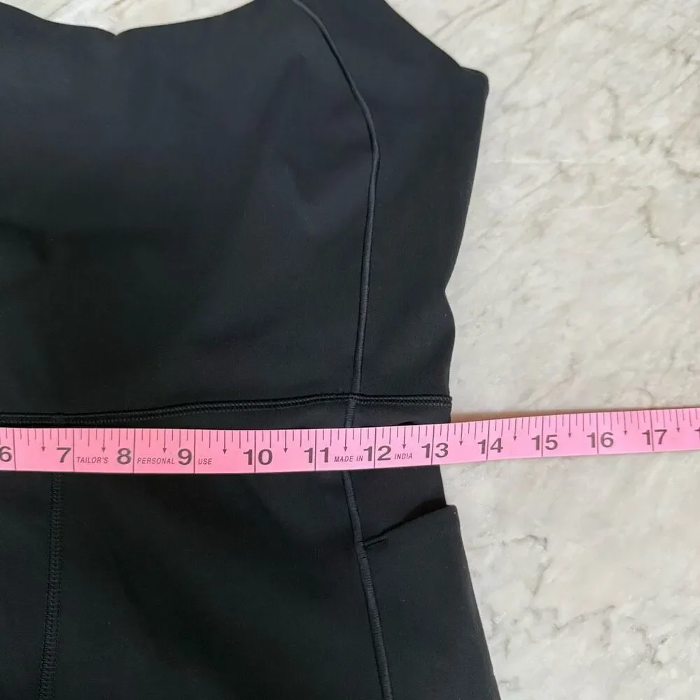 CALIA Womens Inspire Short Stretch Lightweight Bodysuit Pure Black Size M NWT